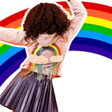 Women's Crystal Rainbow Rain Hoodie
