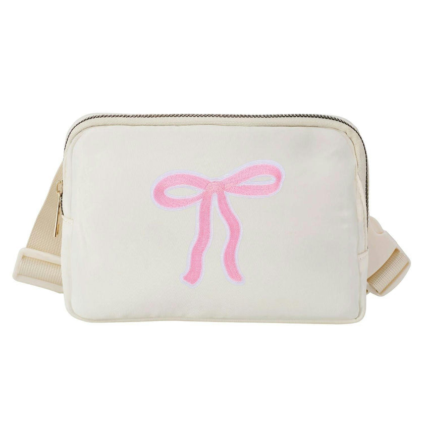 Coquette Bow Patch Belt Bag