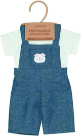 Careers Collection - Farmer Doll Outfit with Overalls & Hat for 15" Baby Dolls