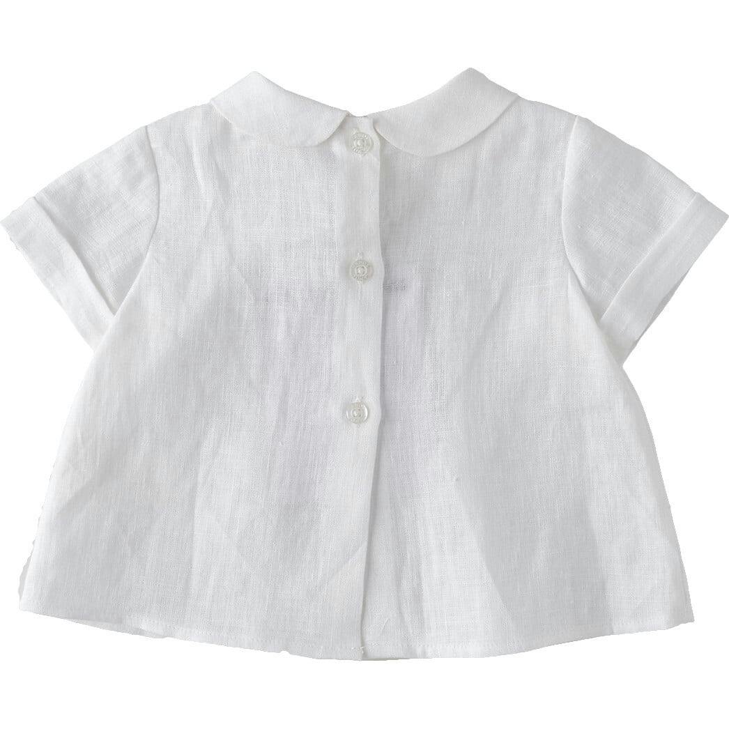 NANOS Delicate Pleats Baby Shirt
