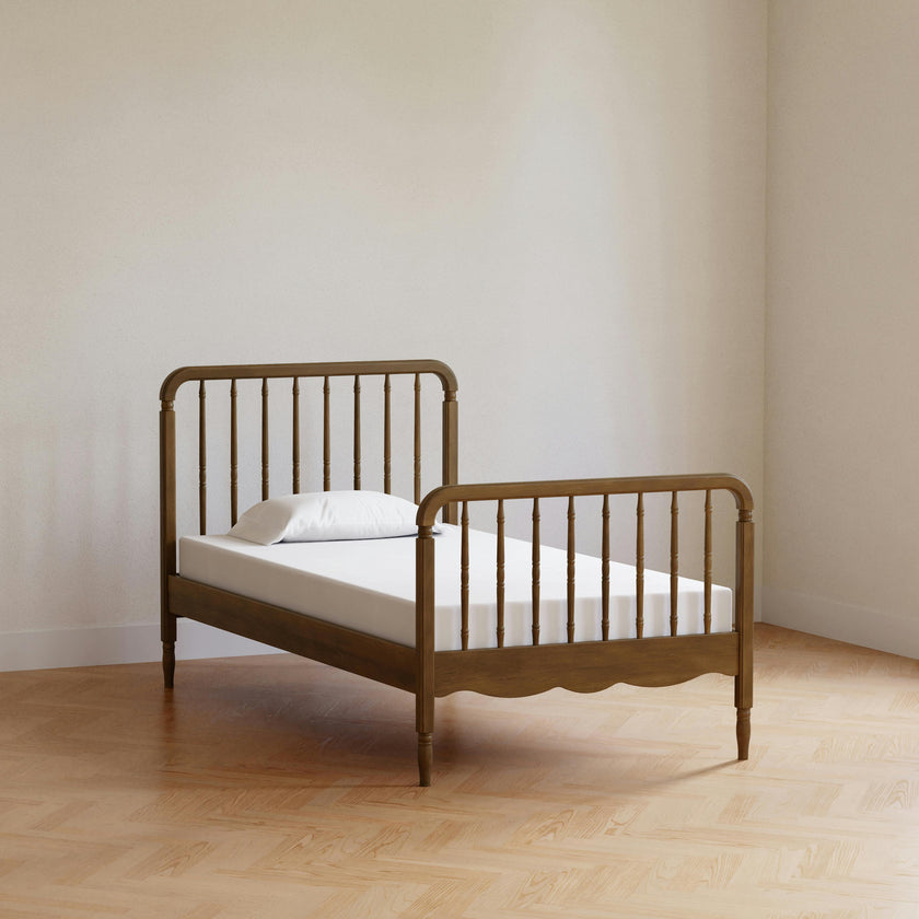Liberty Spindle Twin Bed in Natural Walnut
