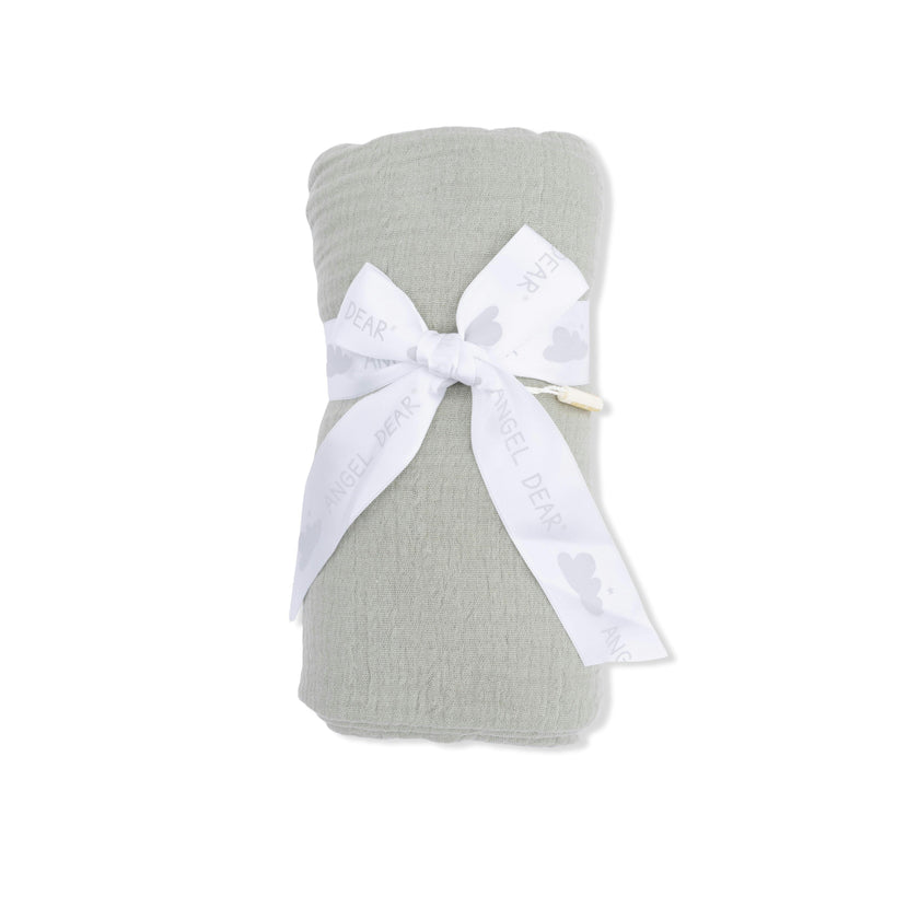 Solid Muslin Desert Green - Swaddle Blanket