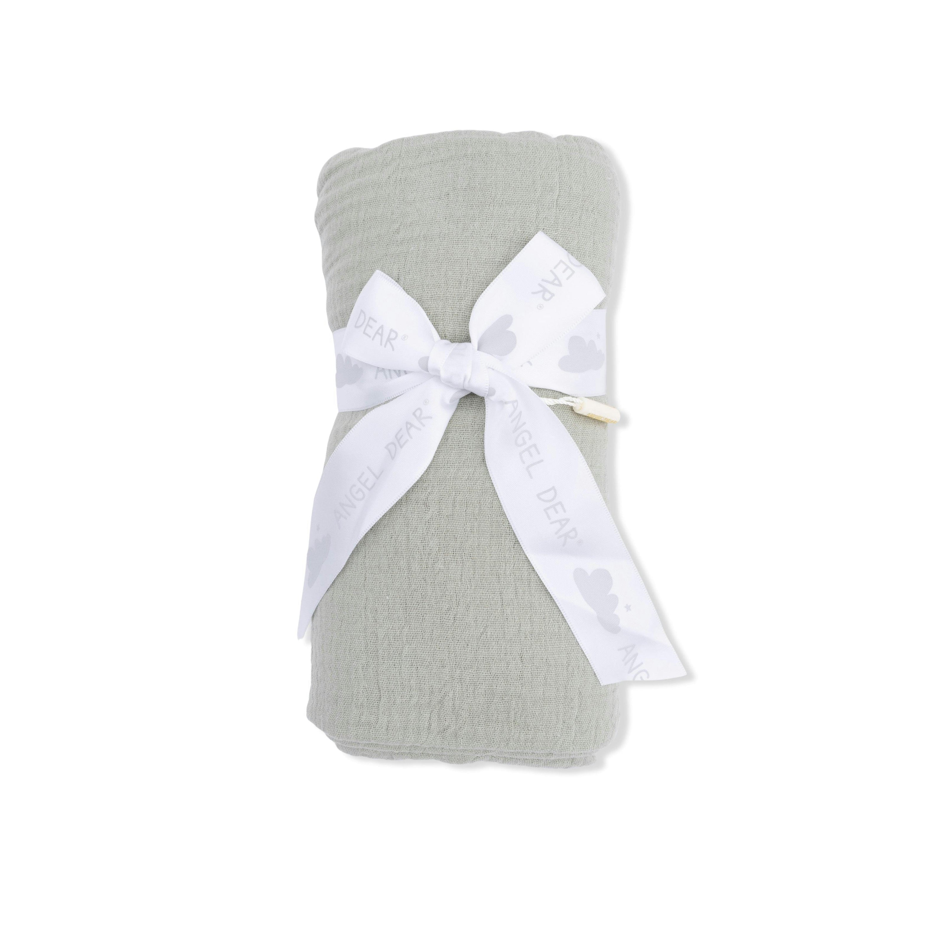 Solid Muslin Desert Green - Swaddle Blanket