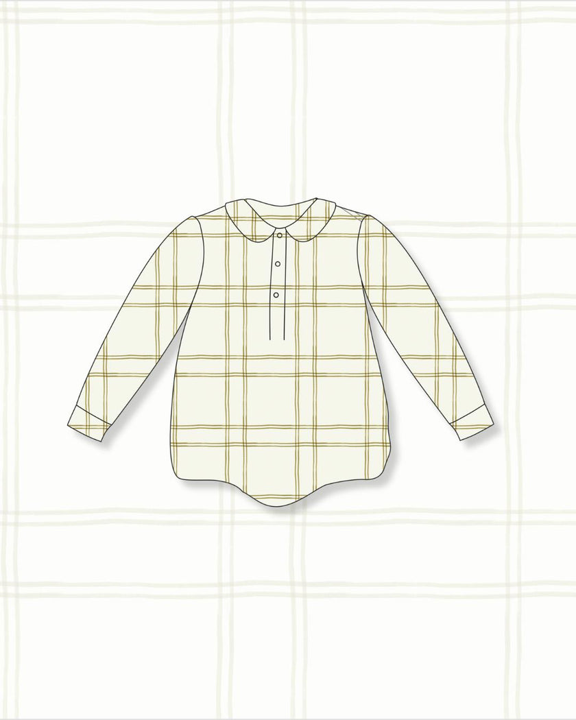Banks Onesie  in Window Pane