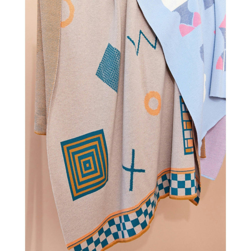 Shapes Knit Blanket