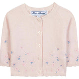 TARTINE ET CHOCOLAT PETALS CARDIGAN - LIGHT PINK