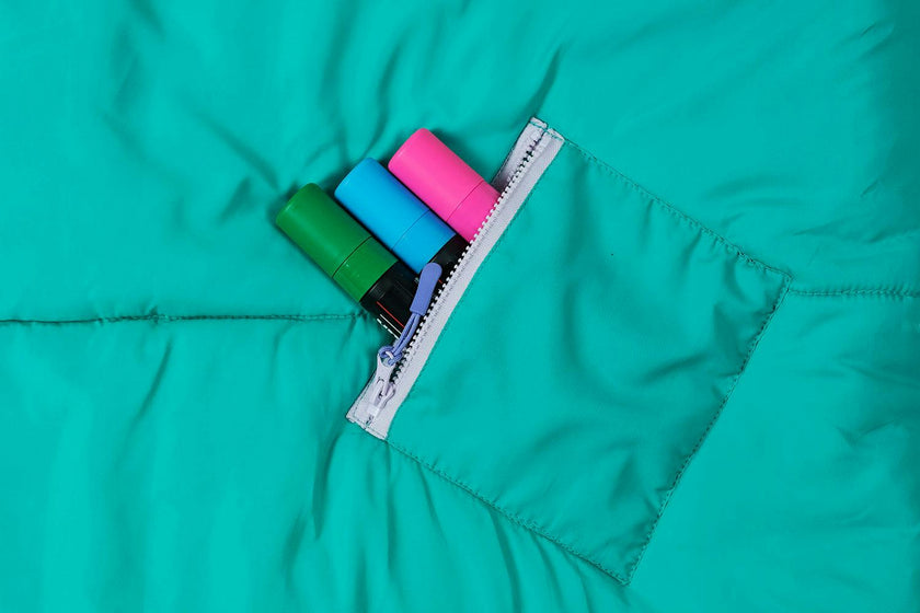 Sleep-n-pack: Packable Sleeping Bag, Big Kid 7-12+ yrs - TeaCup Teal