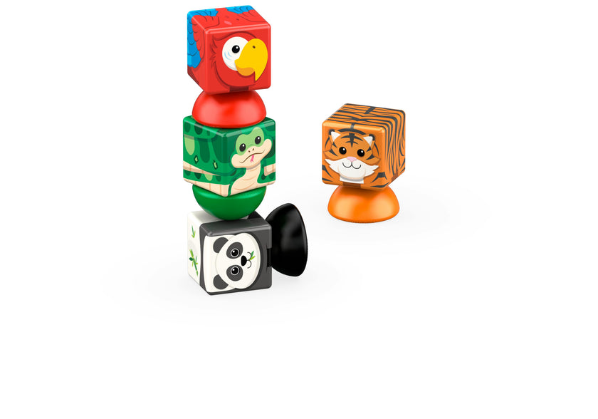 Geomag Magicube Blocks Stacking Jungle 8 Piece Set