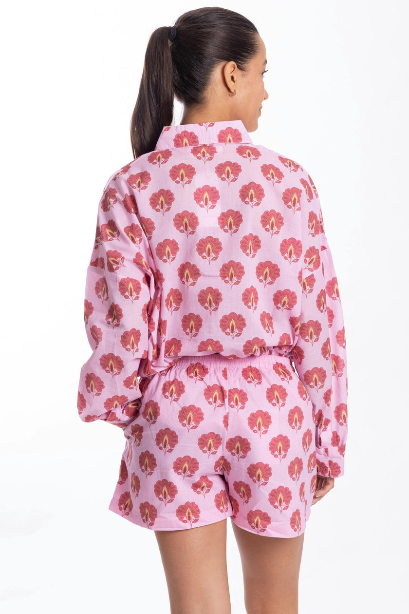 Robi Shorts in Deep Pink