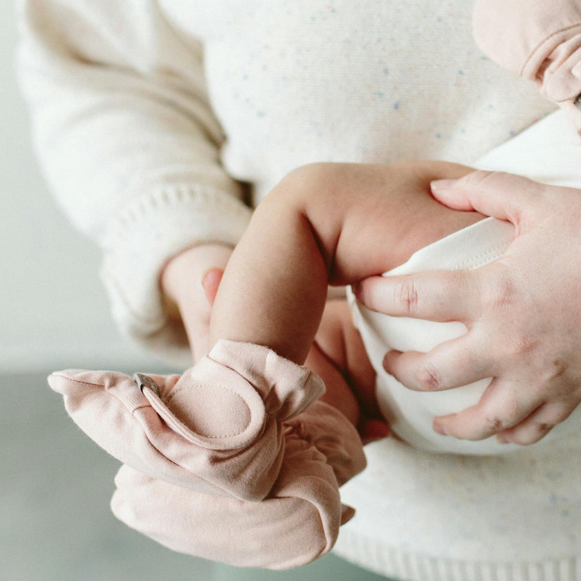 Viscose from Bamboo Organic Cotton Baby Booties