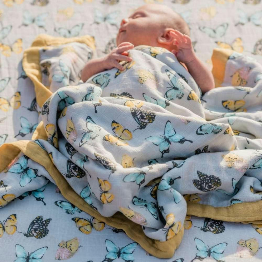 Picnic Organic Cotton Crib Sheet