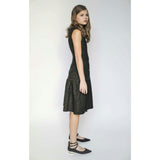 Daphne dress (ivory with gold metallic thread)