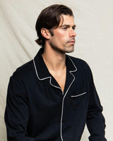 Men's Pima Pajama Set in Black
