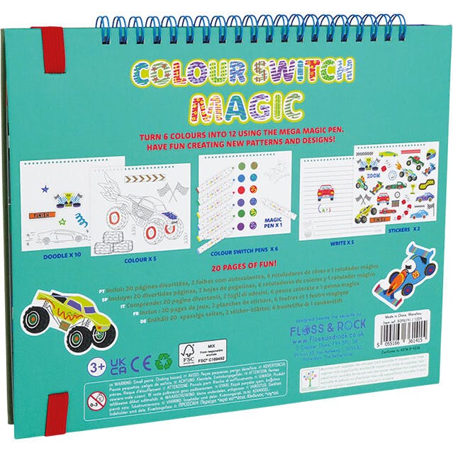 Cars Color Switch Magic Activity Pad