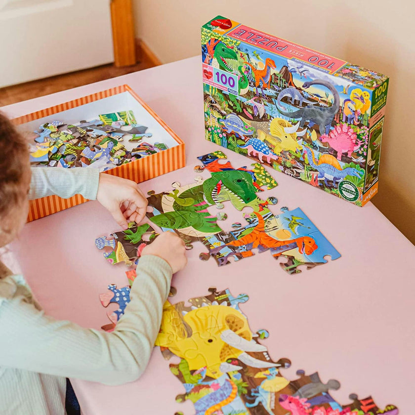 Land of Dinosaurs 100 piece puzzle