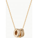 Crystal Unity Charm 18k Rose Gold Plated