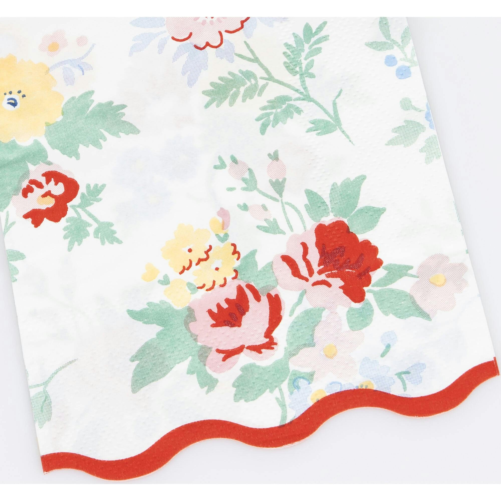 Vintage Floral Guest Towels