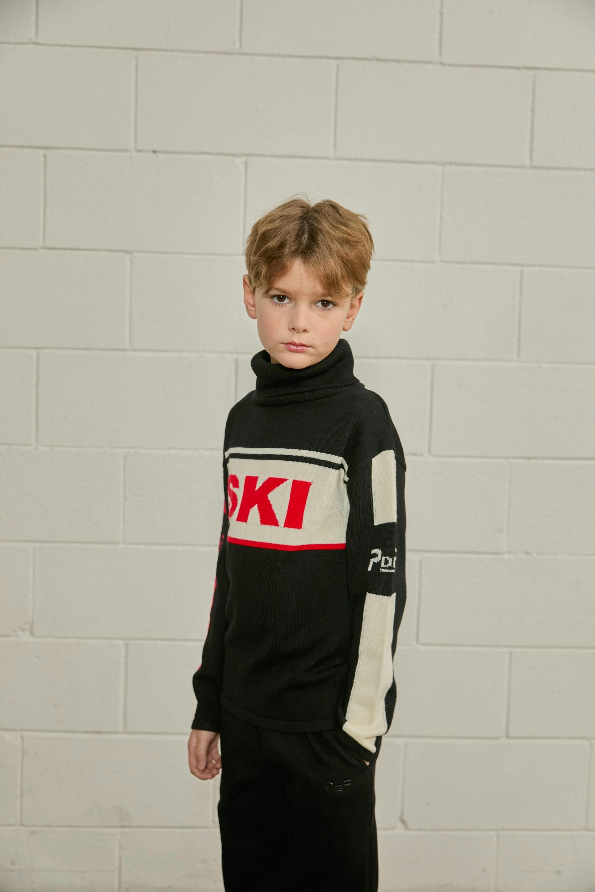 Alpine Ski Sweater in Wool Blend