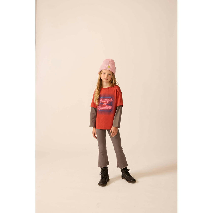 Organic Skater Tee in Rhythm Red
