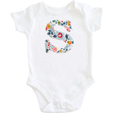 Liberty of London Personalised Short Sleeve Bodysuit, White