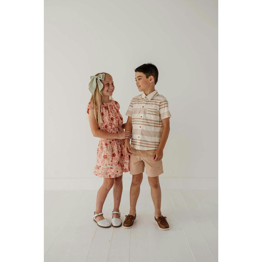 Boy's Collar Button Shirt