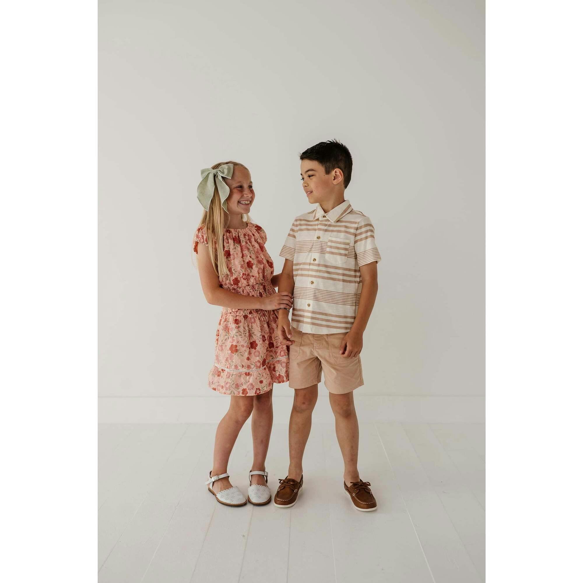 Boy's Collar Button Shirt