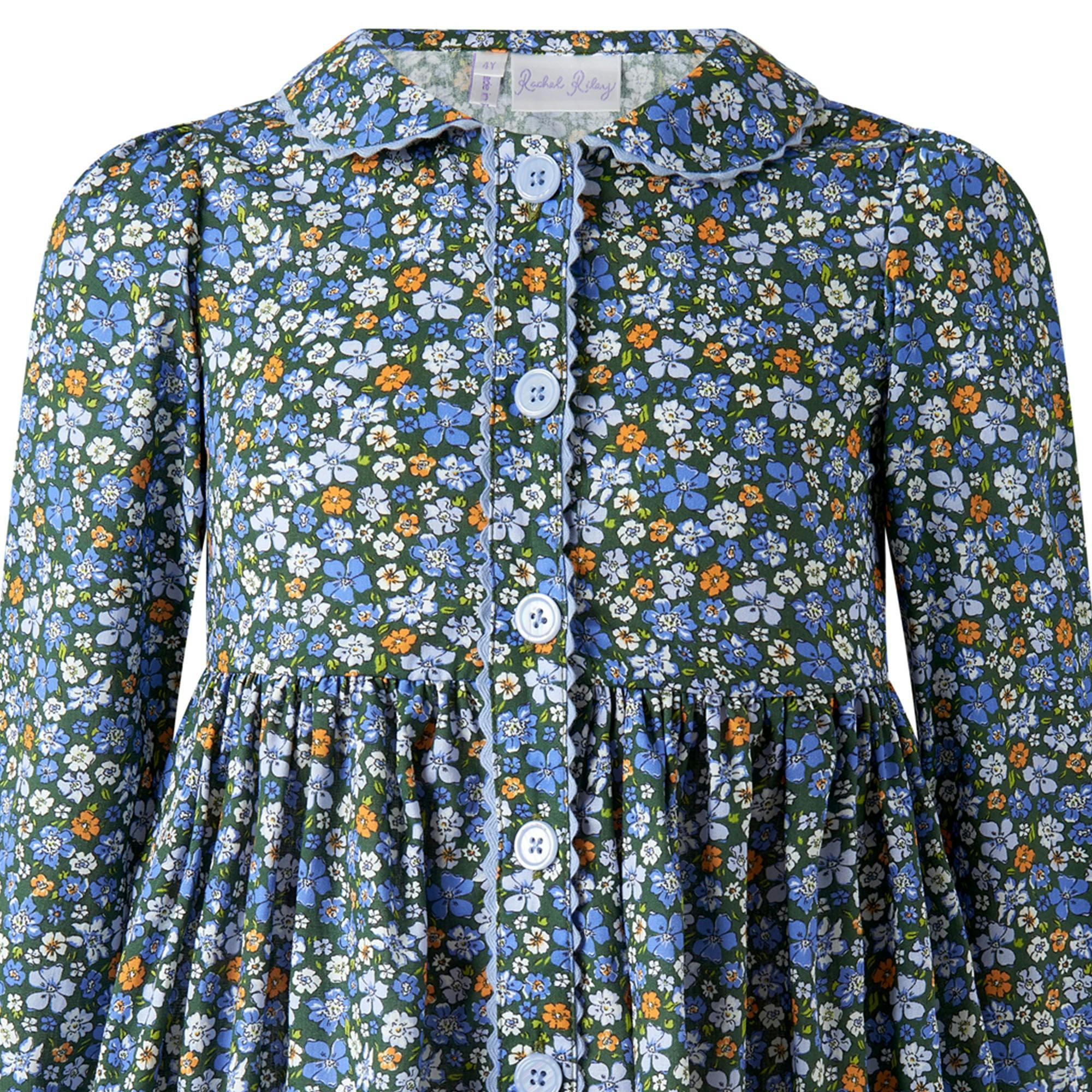 Meadow Floral Button-Front Dress