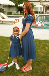 Mini Alice Dress in Navy
