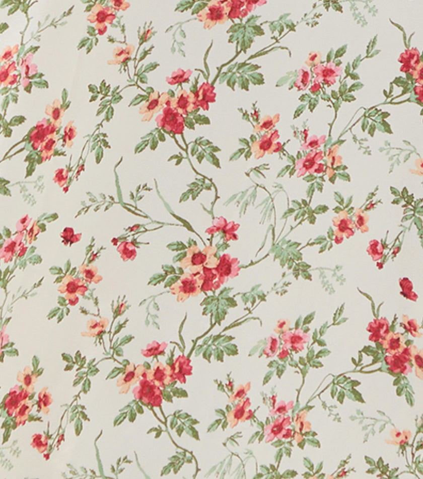 The Maxine Dress - Primrose Bouquet Ivory/Coral