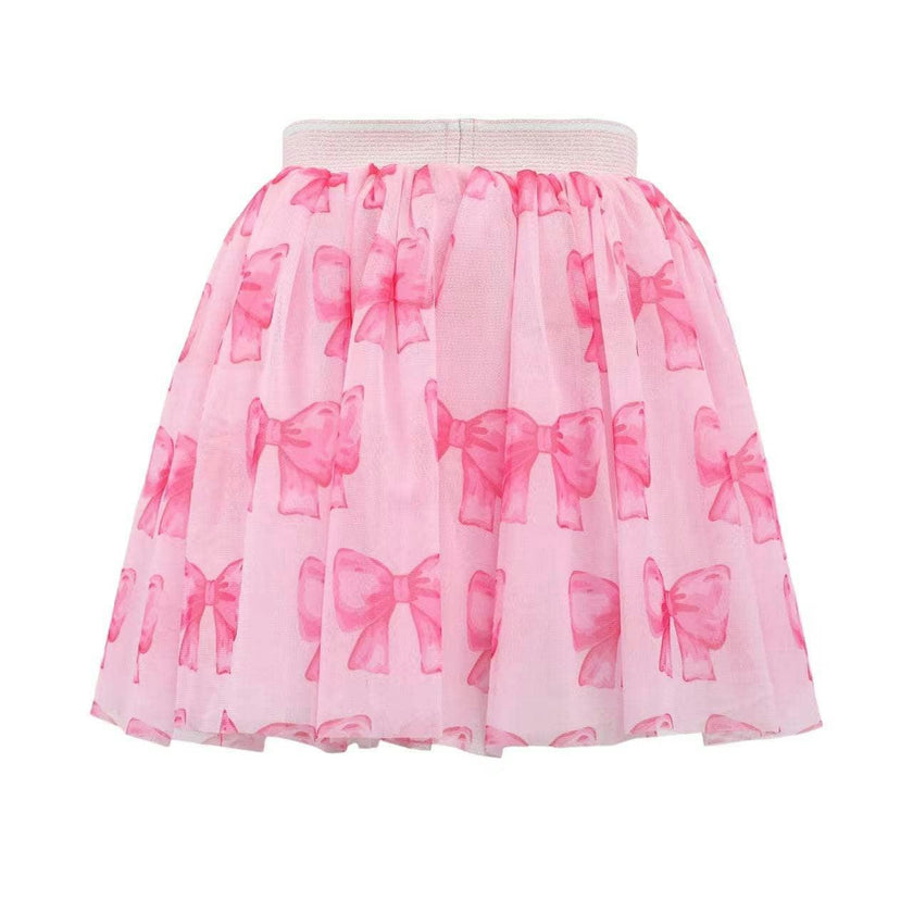 Sweet Pink Bow Skirt