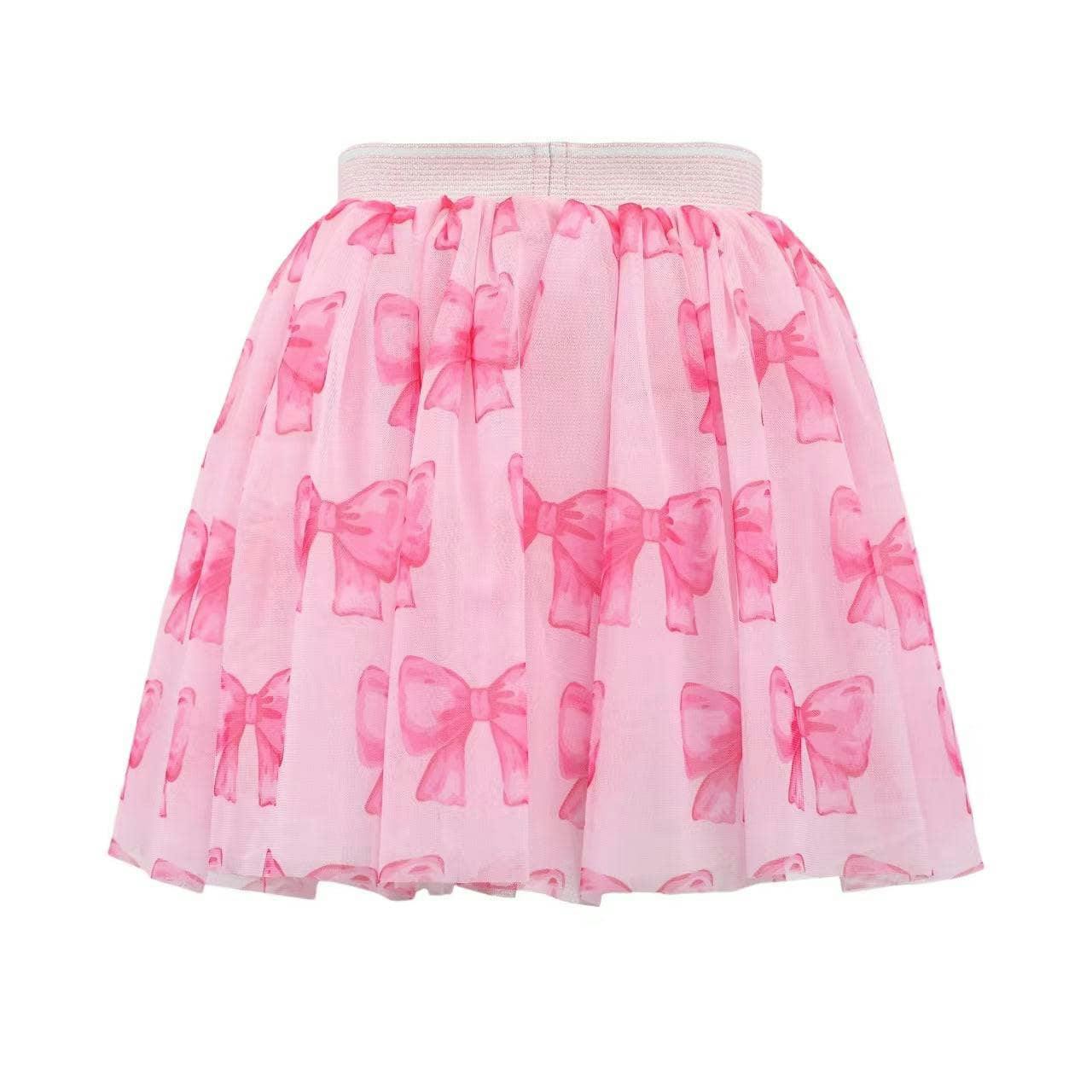 Sweet Pink Bow Skirt