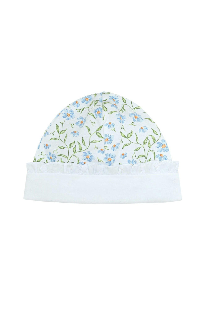 Blue Vines Print Hat