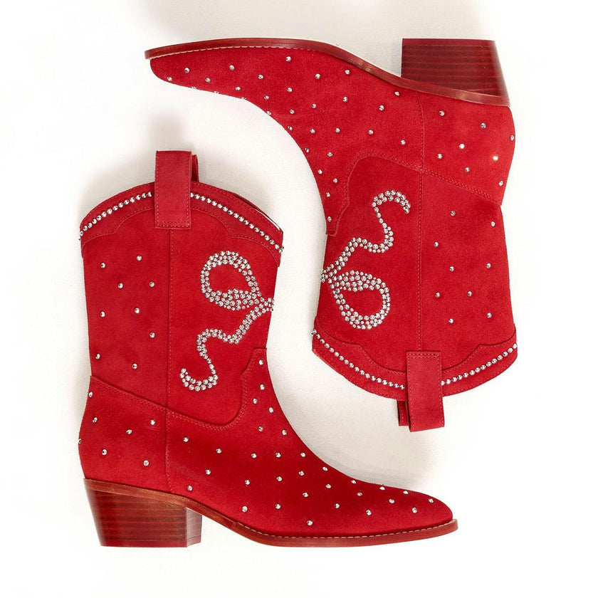 Channing Bootie in Red