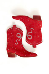 Channing Bootie in Red
