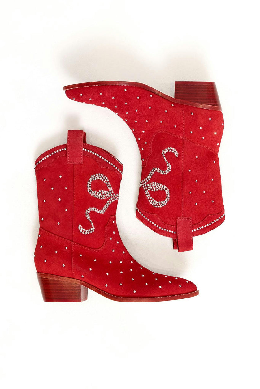 Channing Bootie in Red