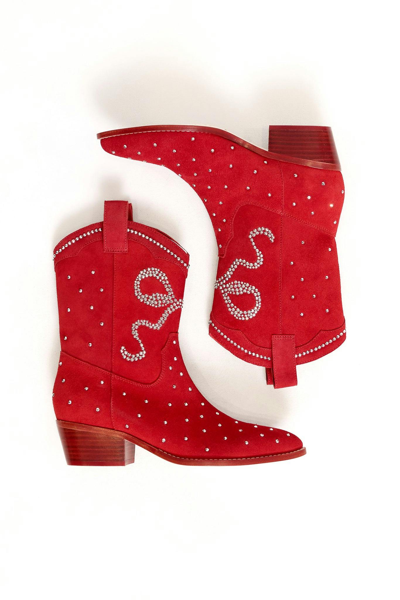 Channing Bootie in Red