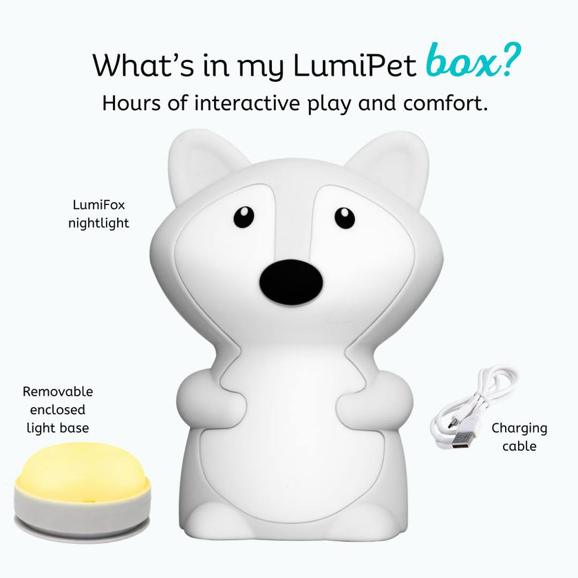 LumiPets® Felix the Fox- Children's Touch Night Light Junior