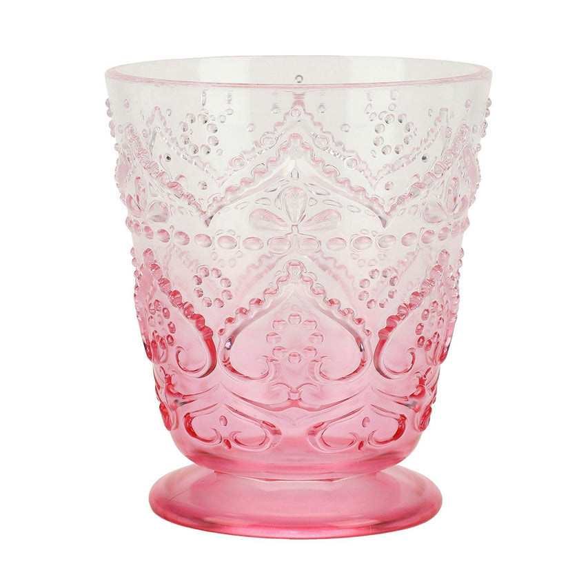 Vintage Vibes Reusable Pastel Goblet Set of 4