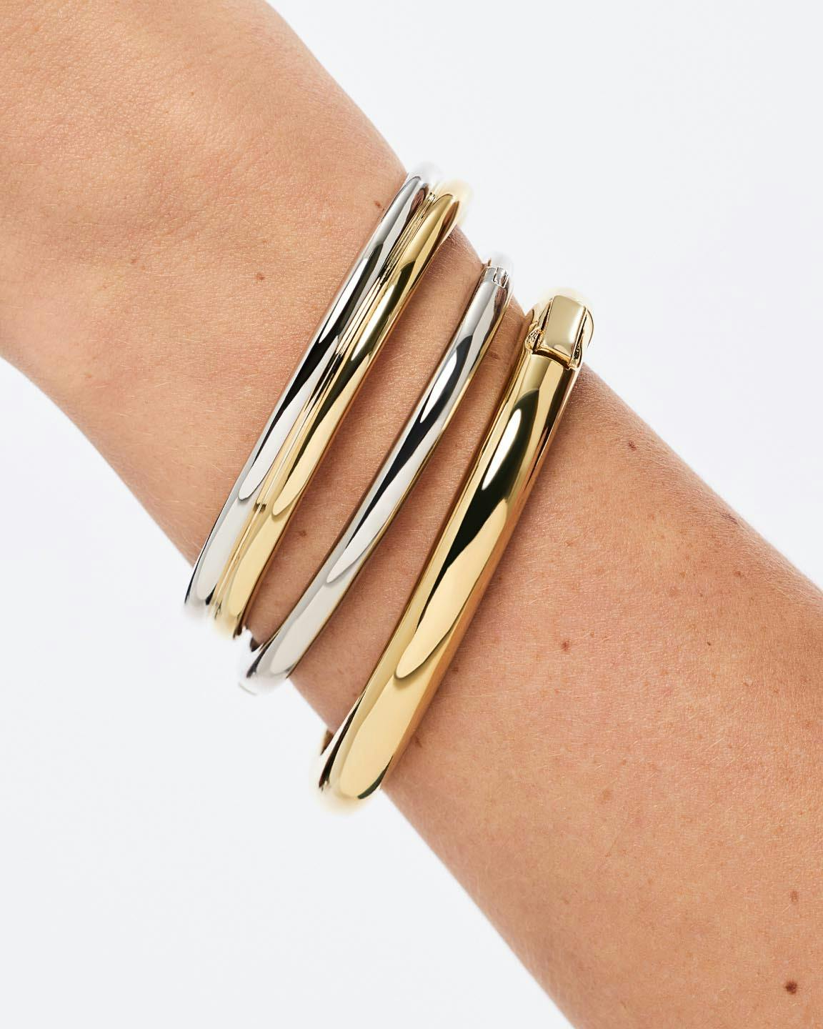 Cuff Bracelet - Arlo Double Two Tone