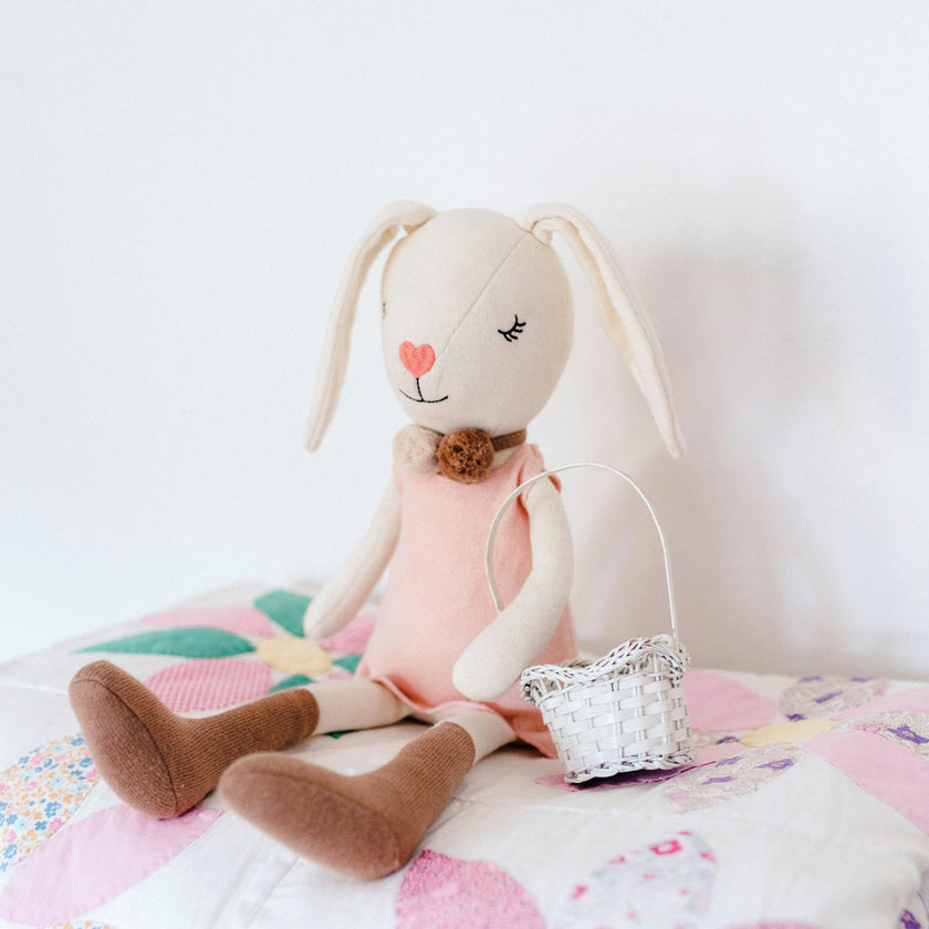 Knit Bunny Plush - Charlotte