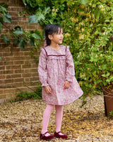 Floral Ruffle Dress in Chive