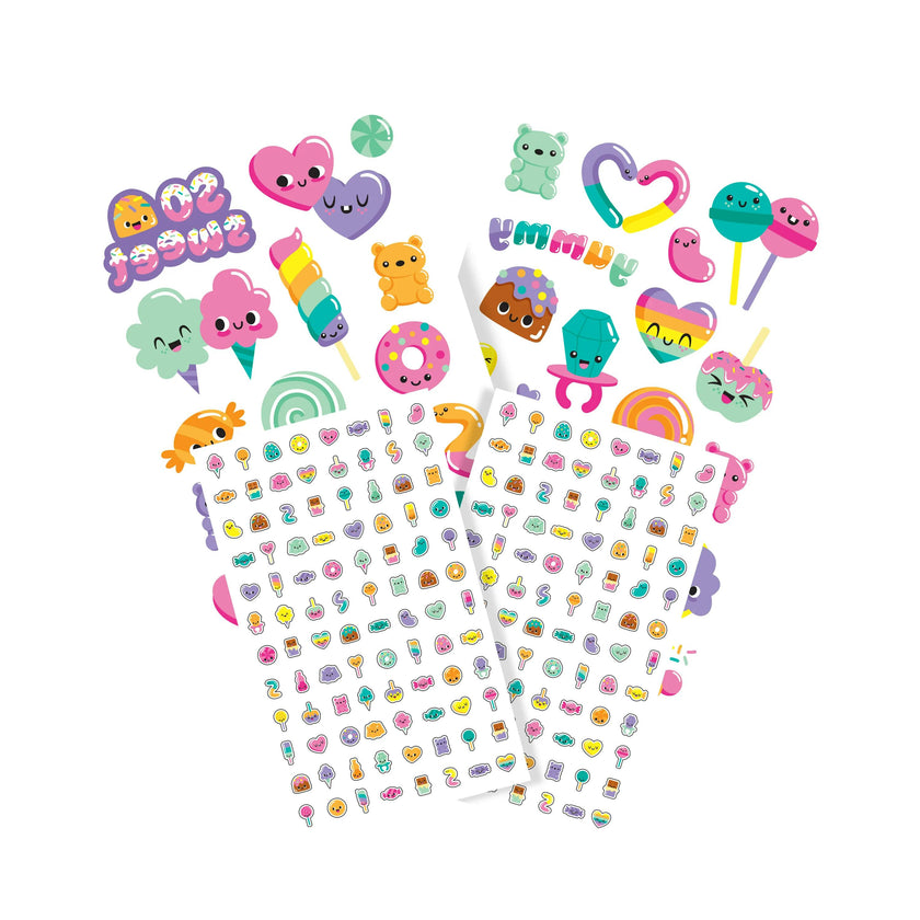 Tattoo-Palooza Temporary Tattoos & Nail Stickers - Sweet Shop - 225+