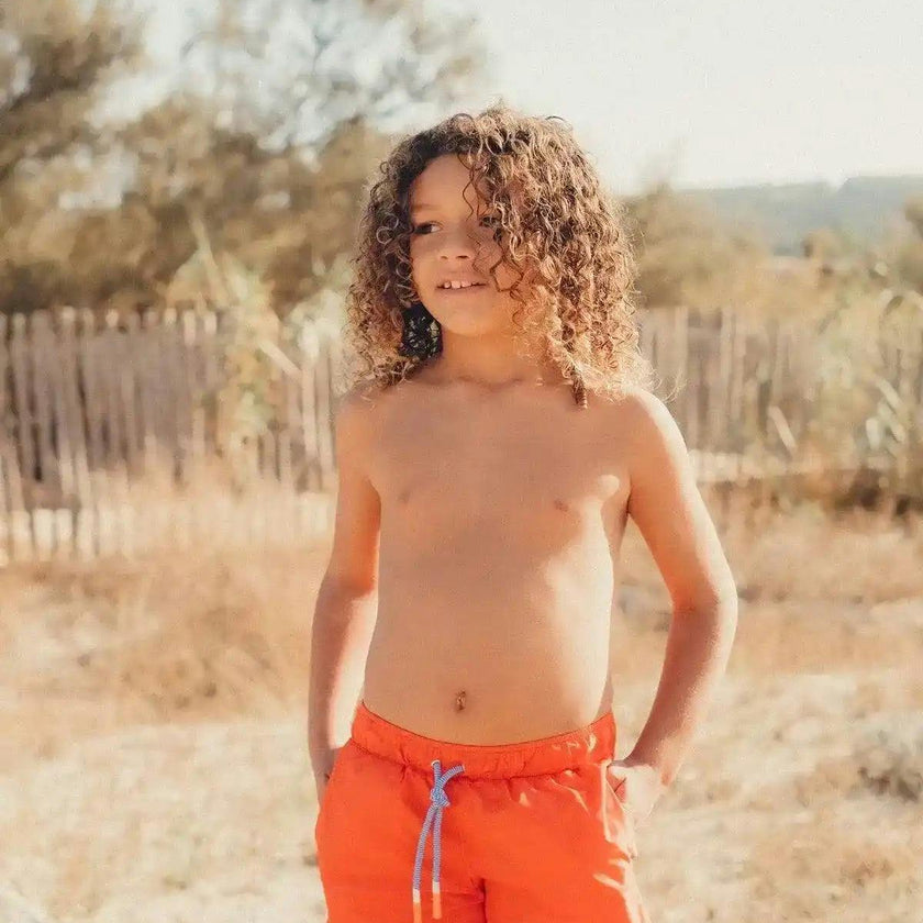 Boys' Swim Shorts, Orange | CAPRI