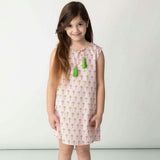 Pink Palms Shift Dress