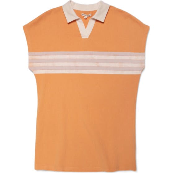 Organic Tunic Dress in Overtime Orange