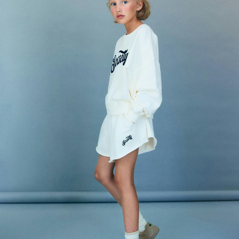 Mazus Teen Short  Ecru