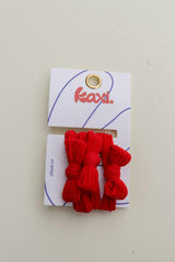 BOW SLICK BACK PONYTAILS (PACK OF 3)