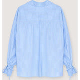 Aura Woman Shirt Vista Blue Stripes