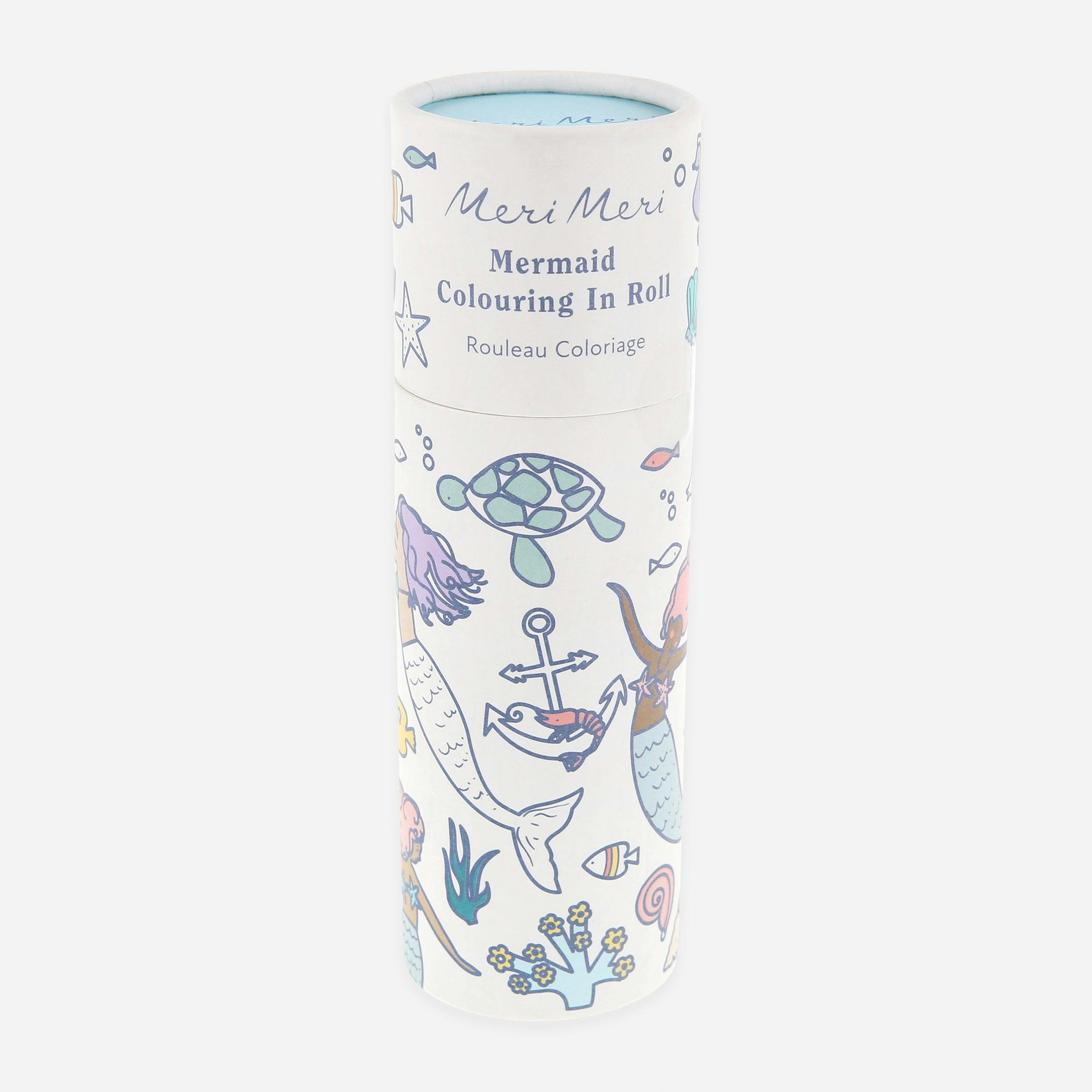 Mermaid Coloring Roll
