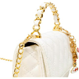 Girl's Classic Link Chain Top Handle Handbag
